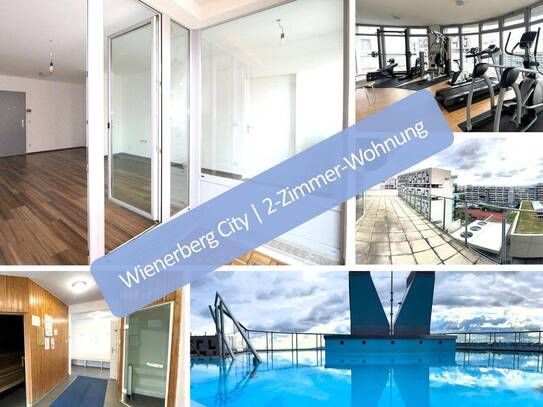 Wienerberg City, 2-Zimmer-Wohnung mit Wellness- / Fitnessbereich, Panoramablick und Concierge-Dienst