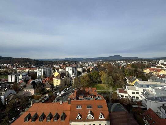 Sonnige 3-Zimmer Wohnung im Zentrum über den Dächern Klagenfurts