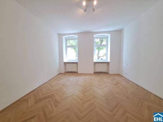 Küche geschenkt: 5 Zimmer-Altbauwohnung mit Balkon-Option im beliebten Stuwerviertel!