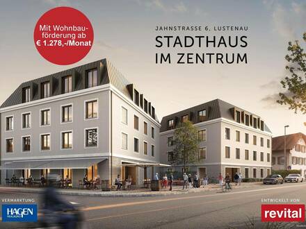 Neubau im Zentrum - Top B.092-Zimmerwohnung im 2. OGWOHNBAUFÖRDERUNG