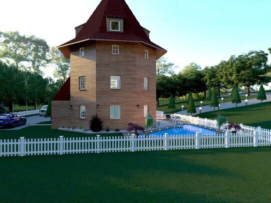 Einfamilienhaus mal anders! Wohnen im eigenem Turm