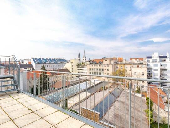 Genießen Sie Sonnenuntergänge auf der eigenen Dachterrasse! DG-Wohnung mit zwei Terrassen! Neubau!