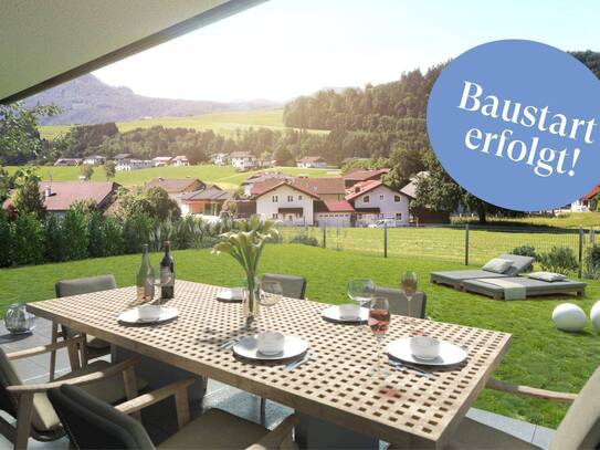 2 Zimmer Wohnung mit 89m² sonnigem Garten in Mondsee