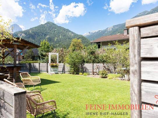 Wunderschöne Gartenwohnung mit Bergpanorama im Zentrum von Hinterstoder