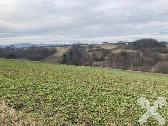 Ackergrundstück Nähe Jennersdorf in erhöhter Lage