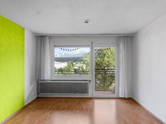 Raum für Ideen: 3-Zimmer-Wohnung in Villach mit Aussicht und zwei Loggien