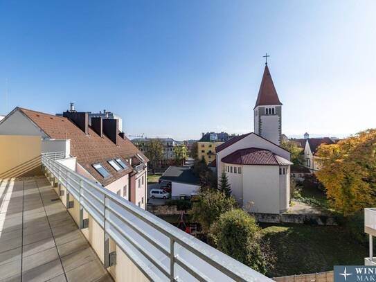 PROVISIONSFREI! Exklusives 4-Zimmer-Dachgeschoß mit Weitblick und großzügiger Terrasse