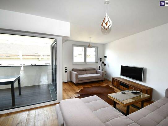 Wohnen mit WOW-Effekt! Luxuriöse 3-Zimmer Dachgeschosswohnung mit herrlichem Blick über die Dächer Wiens + 45 m² Außenf…