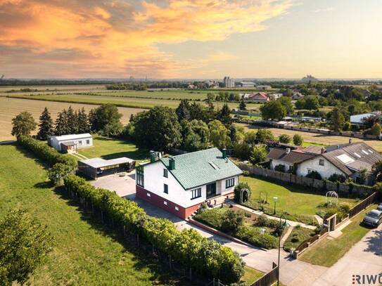 Für Naturliebhaber II ca 3.900m² Grundstück mit Einfamilienhaus und Halle II Nähe Zistersdorf, Mistelbach und A5 Richtu…