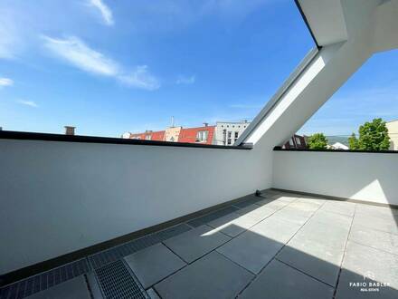 NEUBAU | 2-Zimmer Dachgeschoss-Traum mit Anninger-Blick & großer Dachterrasse im Zentrum