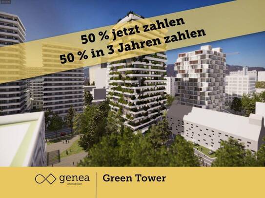 AKTION 50/50 | Green Tower | Provisionsfrei | Ein neues Zuhause mit Blick auf den Schloßberg