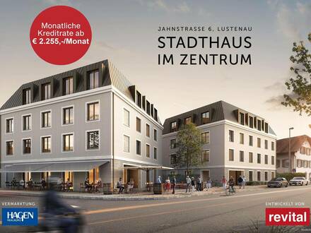 Neubau im Zentrum - Top B.023-Zimmerwohnung mit GartenATTRAKTIVE FINANZIERUNG