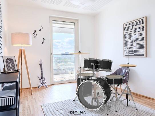 Wohnung mit schallgedämmtem Raum - Music Flats - Neue Donau