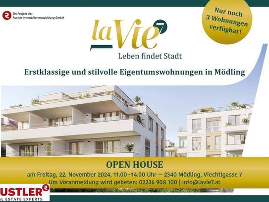 Open House am 22.11! Einzigartige Eigentumswohnungen im Altstadt-Wohnviertel Mödlings