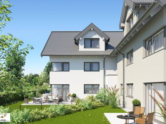 Doppelhaushälften in Lamprechtshausen: Erstbezug mit 5 Zimmern, Garten & Terrassen für 649.000 € - belagsfertig!