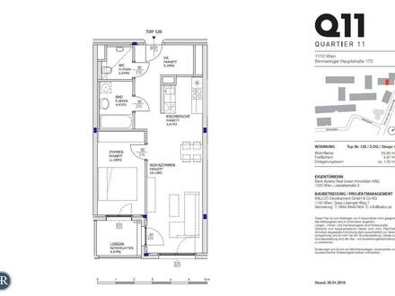 2-Zi. mit Loggia im 3.OG - Top 120 (AB JULI)