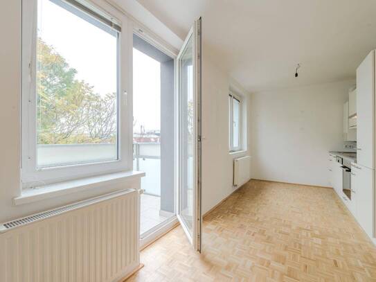 Perfekt aufgeteilte Zweiraumwohnung mit sonnigem Balkon ab 01.02.25 in Penzing