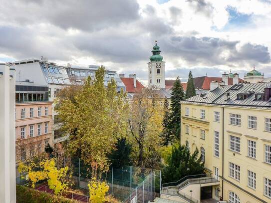 Hofseitige 2 Zimmerwohnung + Loggia + Grünblick - Nähe Schottentor/Freyung