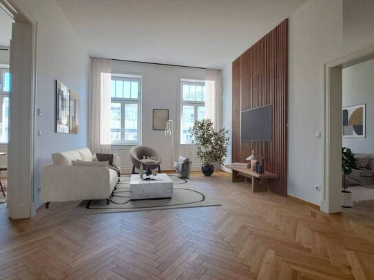 Luxuriöser Erstbezug in Altbau mit Balkon in 1180 Wien - Wohnen auf höchstem Niveau!