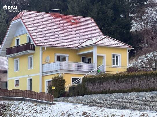 Einfamilienhaus mit großem Grundstück und Doppelgarage in Kalwang