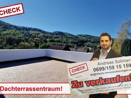 ERSTBEZUGSFEELING! Penthousewohnung mit 80 m² Dachterrasse am Kehlberg!