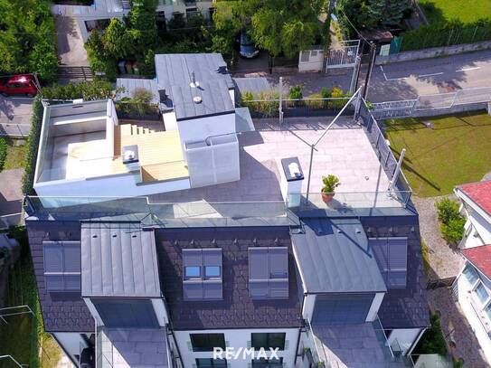 Dachgeschoßtraum mit DACHTERRASSE, FERNBLICK, BALKONE, RUHELAGE