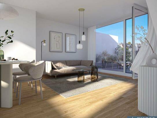 Nachhaltiges Wohnen beim Yppenplatz - 3-Zimmer-Wohnung mit privater Dachterrasse - Hochwertige Eigentumswohnungen - Pro…
