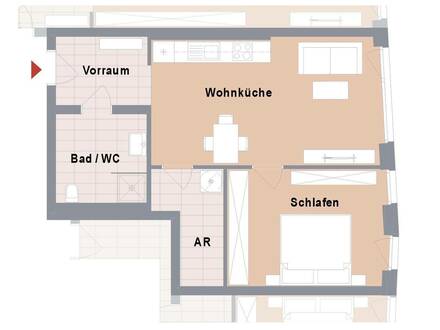 Kaufnebenkosten-AKTION! Neubauprojekt in Toplage! Graz St.Leonhard! 2-Zimmerwohnung im 3.Stock!