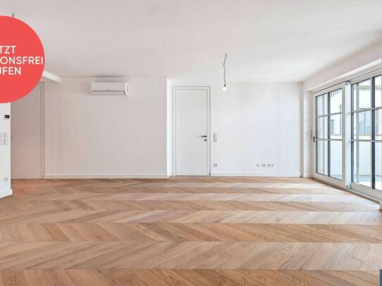 PROVISIONSFREI! Großzügiger 2-Zimmer-Erstbezug! Balkonwohnung mit Blick in wunderschönen Innenhof