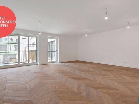 PROVISIONSFREI! Großzügiger 2-Zimmer-Erstbezug! Balkonwohnung mit Blick in wunderschönen Innenhof