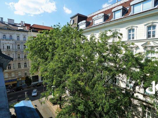 Servitenviertel, moderne, großzügige 2-Zimmerwohnung mit Blick ins Grün, 2,5m² Balkon!