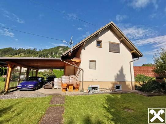 Sonnenplatz! Schnuckeliges Wohnhaus mit Garage und Carport Nähe Miklautzhof