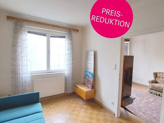 Preisreduktion! Renovierungsbedürftiges 2-Zimmer Apartment nahe dem Hamerlingpark!