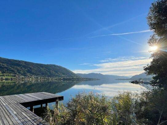 Sunset-Wohnung mit Seezugang am Ossiacher See