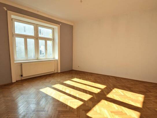 Absolute Ruhelage: Schöner 1,5 Zimmer-Altbau auf der Gentzgasse