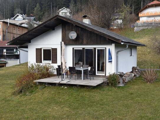 Weißensee - Bungalow mit Seeblick und Freizeitwohnsitzwidmung - großes Grundstück