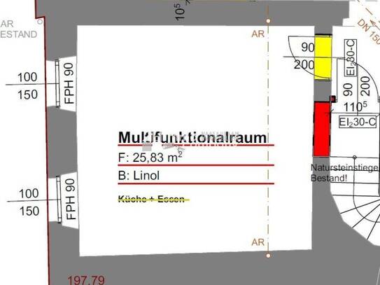 Gewerberaum (Büro, Praxisraum, sonstige Gewerbe) zu vermieten - 25,83m²