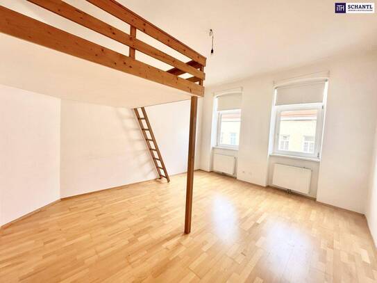 Top Preis!!! 1-Zimmer Wohnung in Top Lage ++ Altbau Charme ++ 3 Stock ++ Renoviert ++ Schöne Smartwohnung