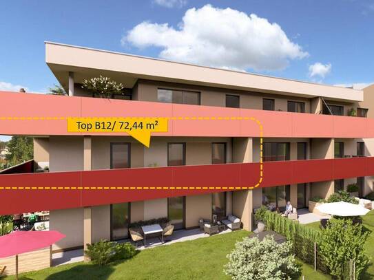 Sonnendurchflutete 3 Zi-Wohnung in den STADTTERRASSEN PEUERBACH - provisionsfrei!