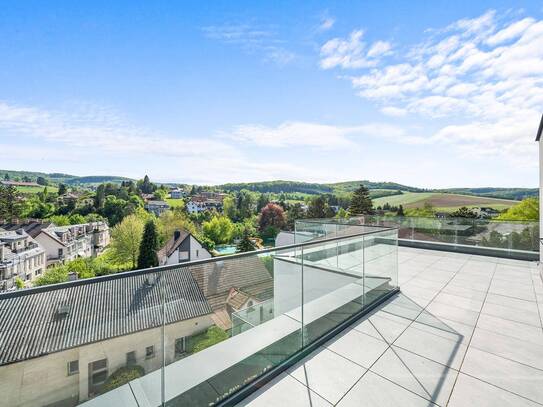 Exklusive Erstbezug-Wohnung mit Traumterrassen und Panoramablick ins Grüne