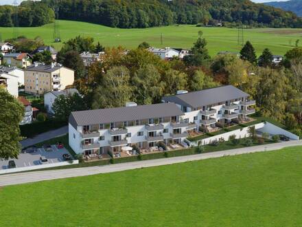Sehr großzügige 2 Zimmer-Erstbezugs-Wohnung in Panoramalage Bergheim!