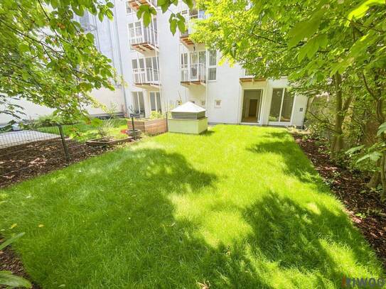 Neubau Gartenwohnung (100m² Garten) in Ruhelage | PKW-Stellplatz | 3 Min. zum Kutschkermarkt und zur U6 | 2 Min. zum Au…