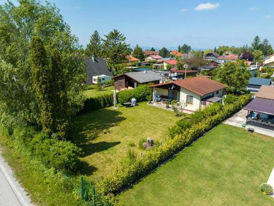 Haus auf Gemeinde-Pachtgrund in der Steinbrunner Seesiedlung