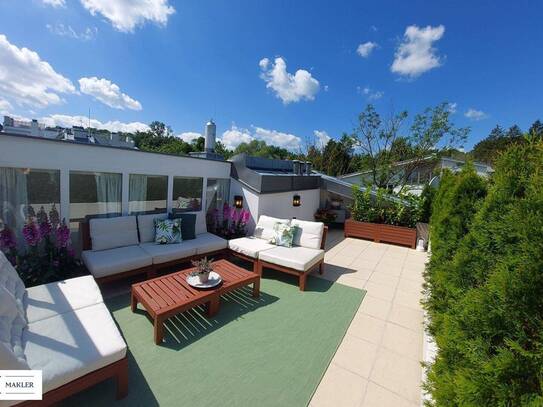 Großzügige Dachterrassenwohnung mit Garagenplatz in Grünruhelage