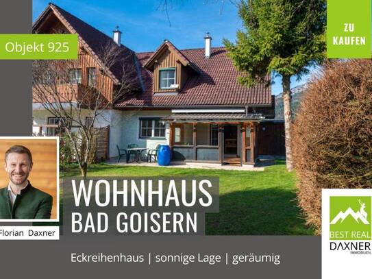 Charmantes Eckreihenhaus in sonniger Lage von Bad Goisern!