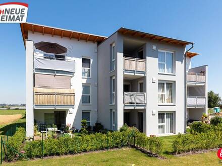 NEUWERTIGE BALKONWOHNUNG MIT IN GRÜNLAGE IN GEINBERG!
