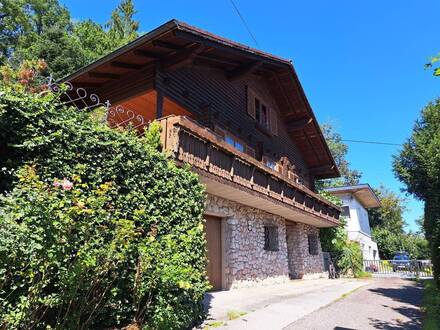 Einfamilienhaus im Blockhausstil mit 1595 m² Grund - Stadtgebiet Steyr/Nähe Christkindl