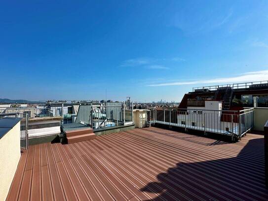 3 Zimmer DG-Wohnung mit außergewöhnlicher Dachterrasse