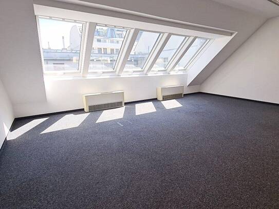 SHARED OFFICE! KLIMATISIERTES 50 m2 Coworking-Büro, 1 Zimmer, Gemeinschaftsküche, Tower-Server, 2 Toiletten, Siebenbrun…