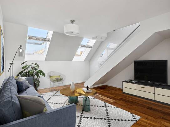 Moderne Penthouse-Wohnung mit freiem Ausblick und Privatsphäre